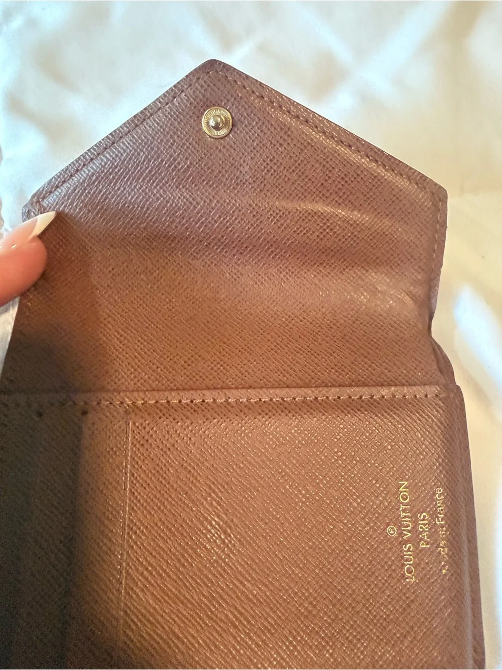 Louis Vuitton Brown Monogram Envelope Card Holder with Box